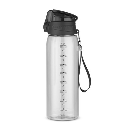 Bidon z miarką 900 ml KOLTER czarny