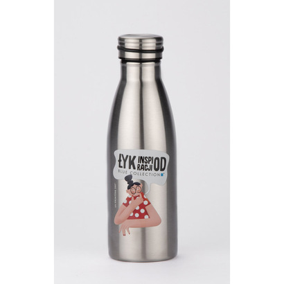 Butelka stalowa 600 ml KONRA srebrny