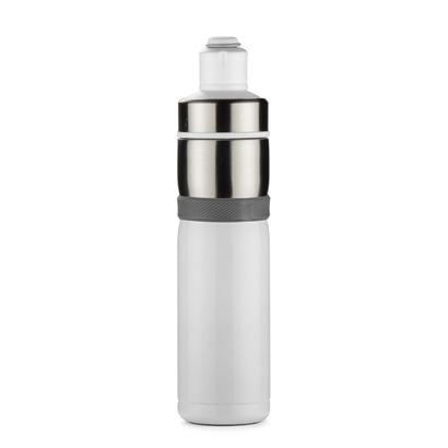 Bidon termiczny BREEZE 500 ml biały