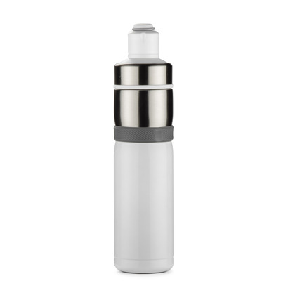 Bidon termiczny BREEZE 500 ml biały