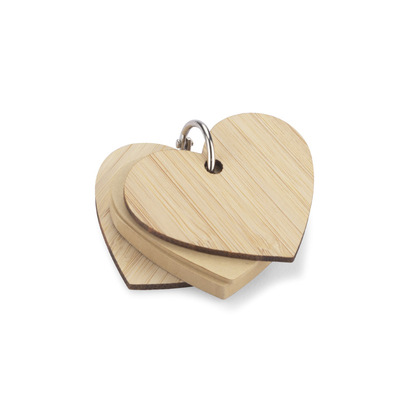Karteczki samoprzylepne z brelokiem LOVA naturalny