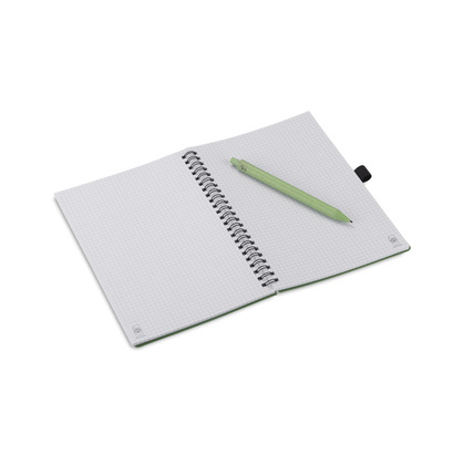 Notes z długopisem TRESA A5 zielony