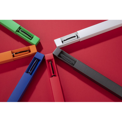 Długopis w etui RIO czerwony
