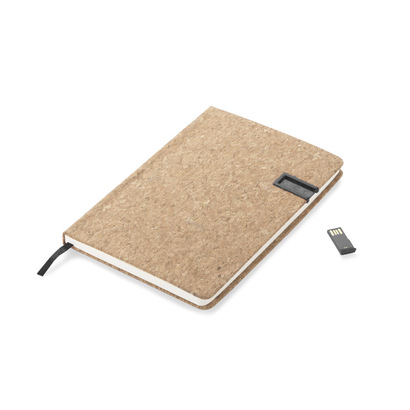 Notes MENTE z pamięcią USB 16GB, A5 (sam chip) czarny
