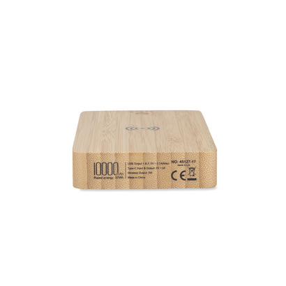 Power bank BORRA 10000 mAh naturalny