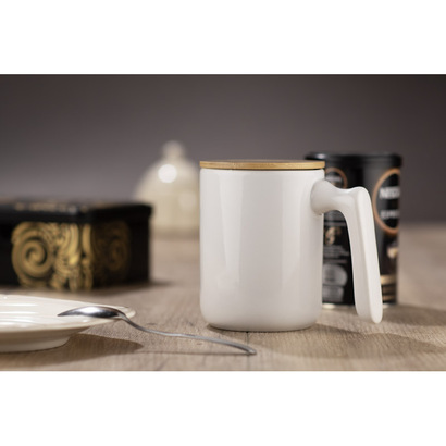 Kubek ceramiczny VIVIAN biały