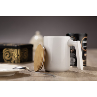 Kubek ceramiczny VIVIAN biały