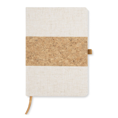 Zestaw - notes z długopisem CALMO naturalny