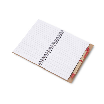Notes z długopisem SERENO czerwony