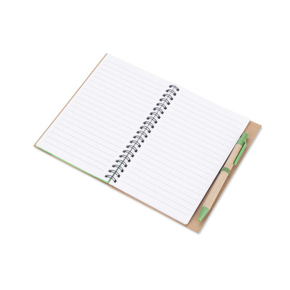 Notes z długopisem SERENO zielony