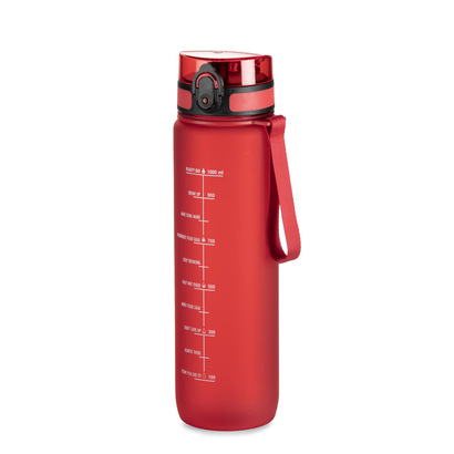 Bidon motywacyjny 1000 ml MOTIVA czerwony
