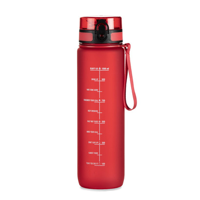 Bidon motywacyjny 1000 ml MOTIVA czerwony