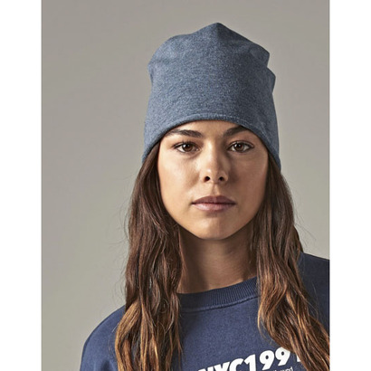 Czapka z nadrukiem JERSEY BEANIE Navy
