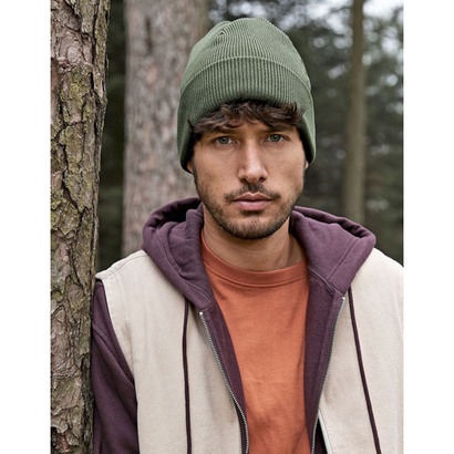Organic Cotton Original Cuffed Beanie Oxford Navy