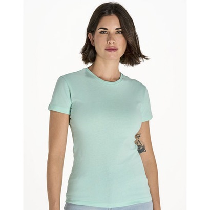 Koszulka bawełniana damska LADIES REGULAR COMFORT JHK152 Bottle Green Heather