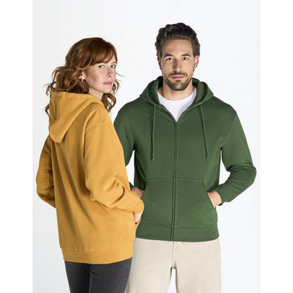 Bluza rozpinana z kapturem męska HOODED SWEATER JHK SWUAHOOD Red