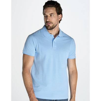 Koszulka bawełniana POLO JHK PORA210 Azure