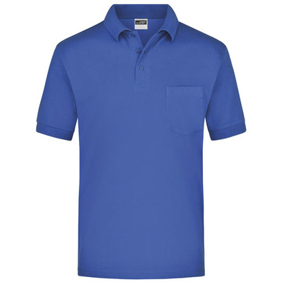 Polo-Piqué Pocket Black