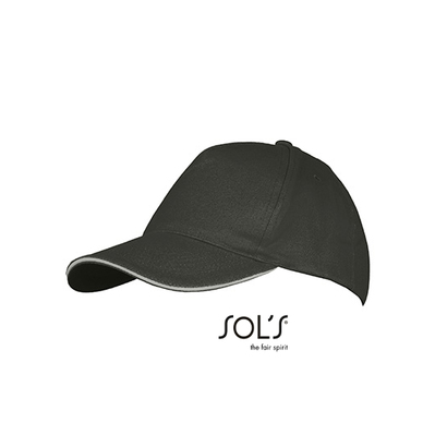 Five Panels Cap Long Beach Dark Grey (Solid)