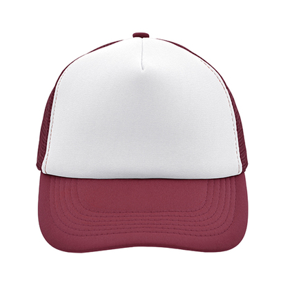 Czapki reklamowe poliestrowe MESH CAP White