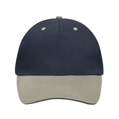 Czapka z daszkiem 5 PANEL SANDWICH CAP Black