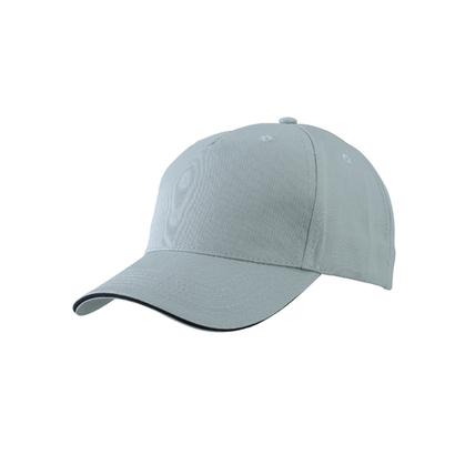 Czapka z daszkiem 5 PANEL SANDWICH CAP Light Grey