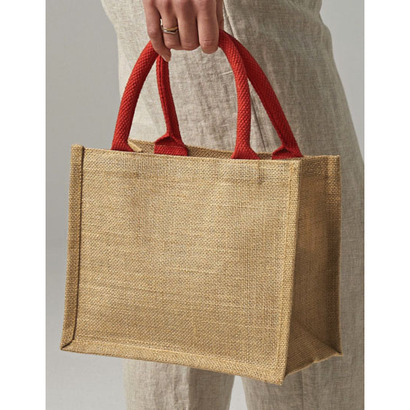 Jute Mini Gift Bag Natural