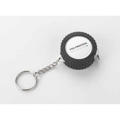 Brelok miara TIRE 1 m srebrny