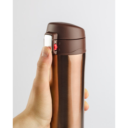 Kubek termiczny LOCK 440 ml brązowy
