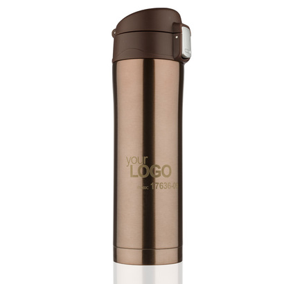 Kubek termiczny LOCK 440 ml brązowy