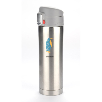 Kubek termiczny LOCK 440 ml srebrny