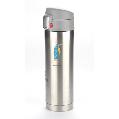 Kubek termiczny LOCK 440 ml srebrny