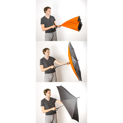 Parasol REVERS pomarańczowy