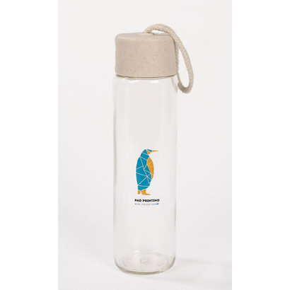 Butelka szklana SKINNY 350 ml naturalny