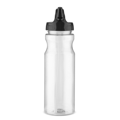 Bidon ze słomką TRANCE 700 ml czarny