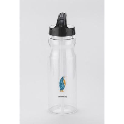 Bidon ze słomką TRANCE 700 ml czarny