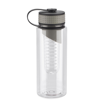 Bidon z wkładem na owoce FRUGT 800 ml szary