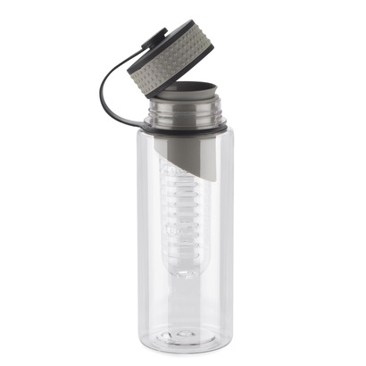 Bidon z wkładem na owoce FRUGT 800 ml szary