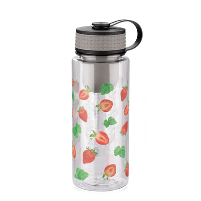Bidon z wkładem na owoce FRUGT 800 ml szary