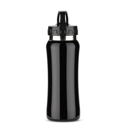 Bidon stalowy PATRO 600 ml czarny
