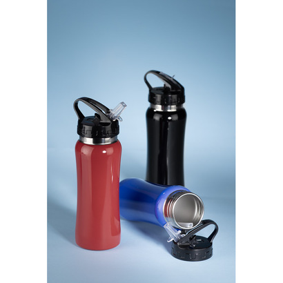 Bidon stalowy PATRO 600 ml czarny