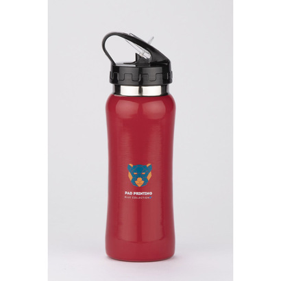 Bidon stalowy PATRO 600 ml czerwony