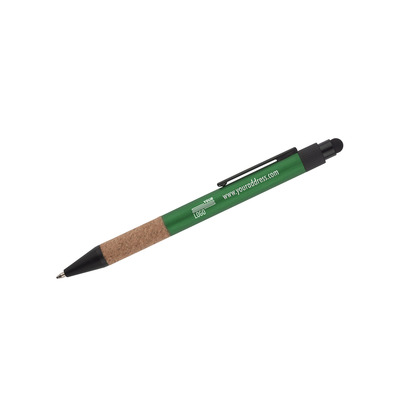 Długopis z touch pen BOSAY zielony