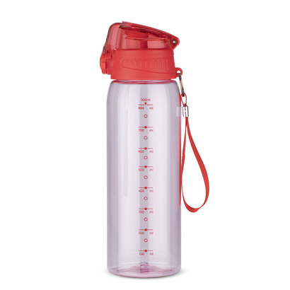 Bidon z miarką 900 ml KOLTER czerwony