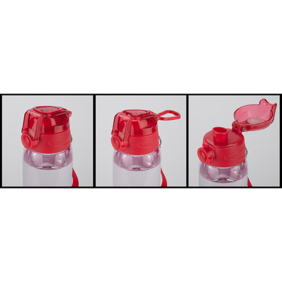 Bidon z miarką 900 ml KOLTER czerwony