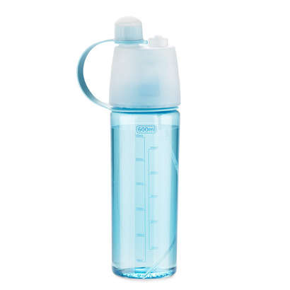 Bidon ze zraszaczem SPRAY 600 ml niebieski