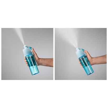 Bidon ze zraszaczem SPRAY 600 ml niebieski