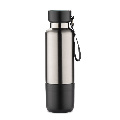 Butelka termiczna ze smyczką RON 500 ml czarny