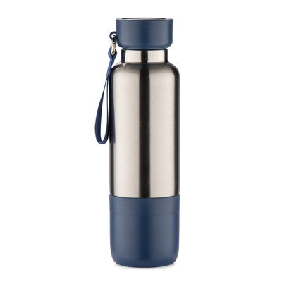 Butelka termiczna ze smyczką RON 500 ml granatowy