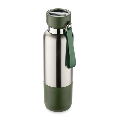 Butelka termiczna ze smyczką RON 500 ml oliwkowy